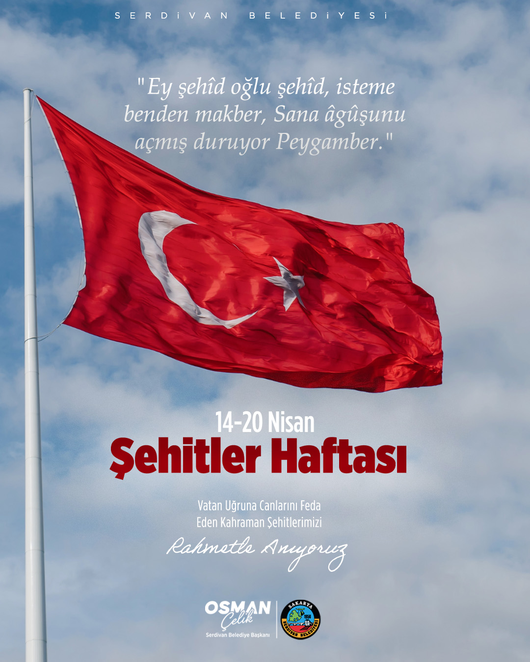 Başkan Osman Çelik'ten Şehitler Haftası Mesajı: 