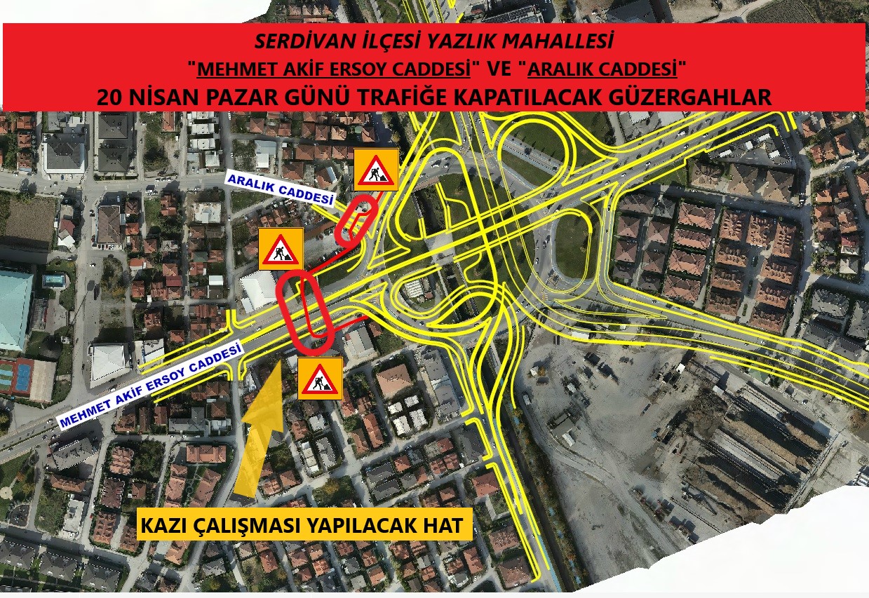 Dikkat Sakaryalılar! O Güzergâh Pazar Günü Kapalı: Büyükşehir'den Önemli Uyarı!