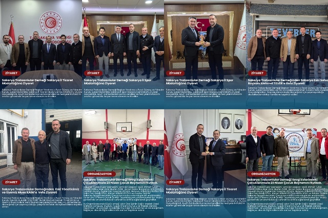 Trabzonlular Derneği'nden Sakarya'da Vefa ve İş Birliği Ziyaretleri