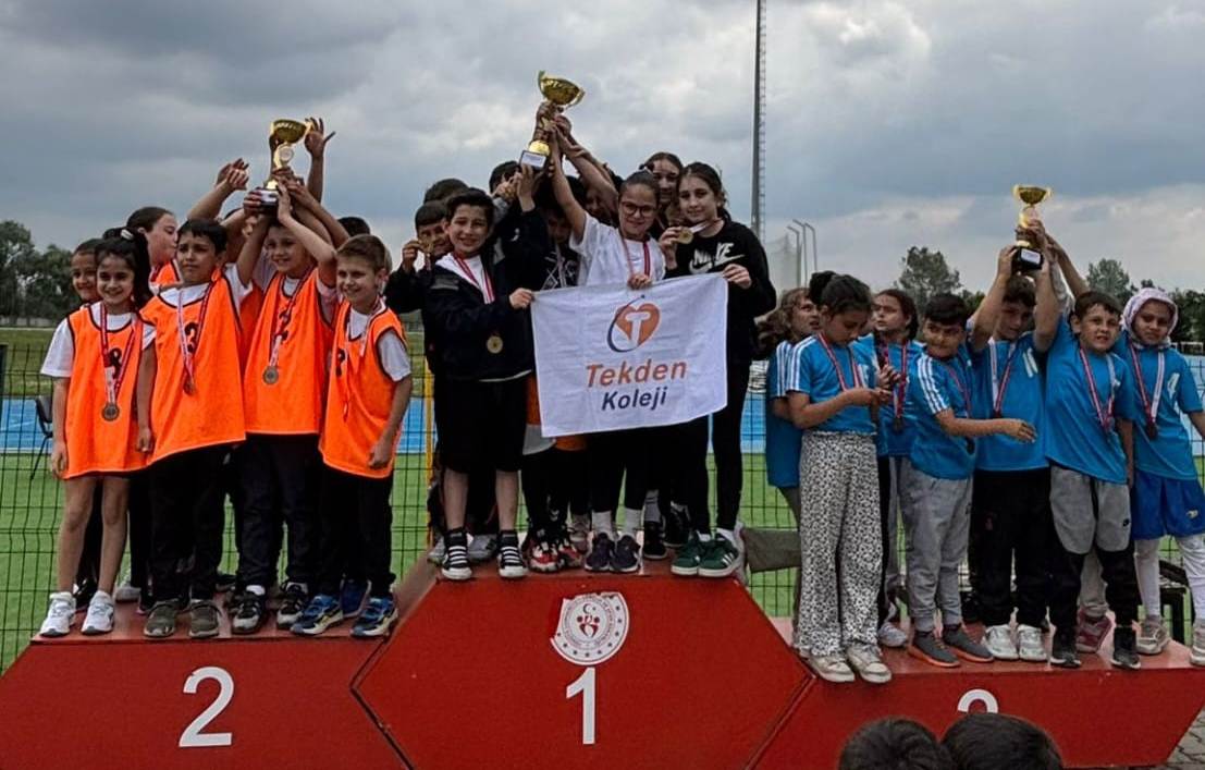 Tekden Koleji Minik Atletizm Takımı Sakarya Şampiyonu Oldu
