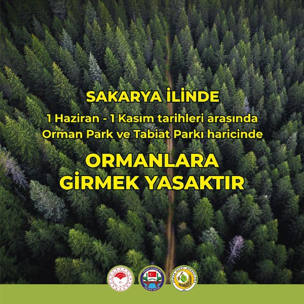 Sakarya'da Orman Yangınlarına Karşı Sıkı Tedbirler! Ateş Yakmak ve İzinsiz Konaklamak Yasaklandı