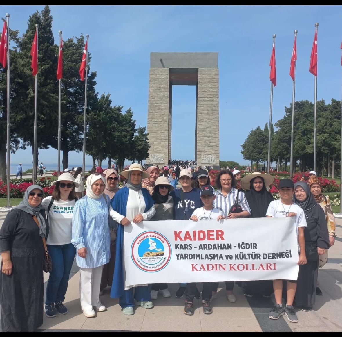 KAİDER Kadın Kolları'ndan Tarihi ve Manevi Yolculuk: Çanakkale Gezisiyle Anadolu'nun Kalbine Dokunuş