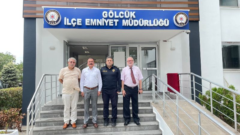 Gölcük Emniyet Müdürü Eren Reçber ve Karamürsel Kaymakamı Kemal İnan'dan Adapazarı'na Selam