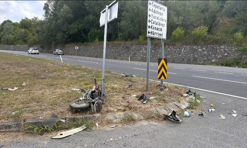 Trafik Kazası Can Aldı: Motosiklet Sürücüsü Hayatını Kaybetti
