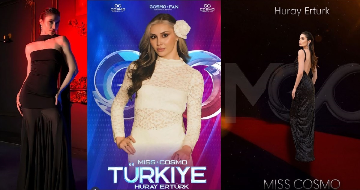Türkiye'nin Gururu Hüray Ertürk, Miss Cosmo 2025 İçin Global Sahnede!