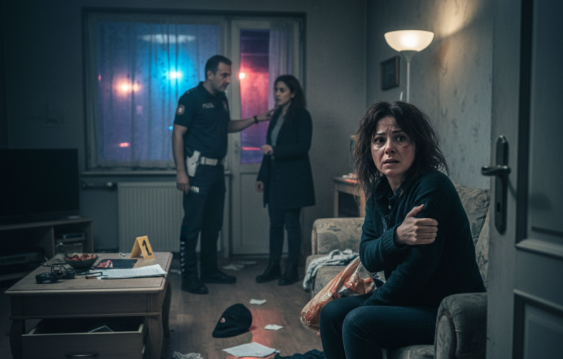 KORKUNÇ PLAN! ARKADAŞININ EŞİ İLE ANLAŞIP EVE GİREN HIRSIZ, KADINI DARP ETTİ!
