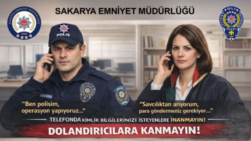 SAKARYA’DA DOLANDIRICILARA 