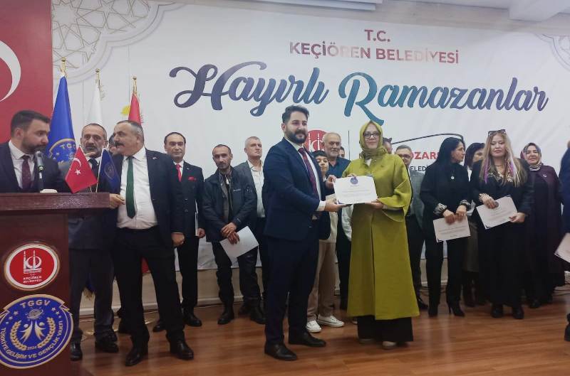 ANKARA'DA TGGV 'NİN  BÜYÜK İFTAR SOFRASI BULUŞMASI 
MAZBATA TÖRENİ VE ÖDÜLLERLE TAÇLANDI 