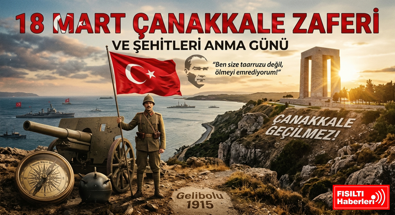 18 MART: BİR MİLLETİN KADERİNİN DEĞİŞTİĞİ EŞİK – ÇANAKKALE GEÇİLMEDİ, GEÇİLEMEZ!