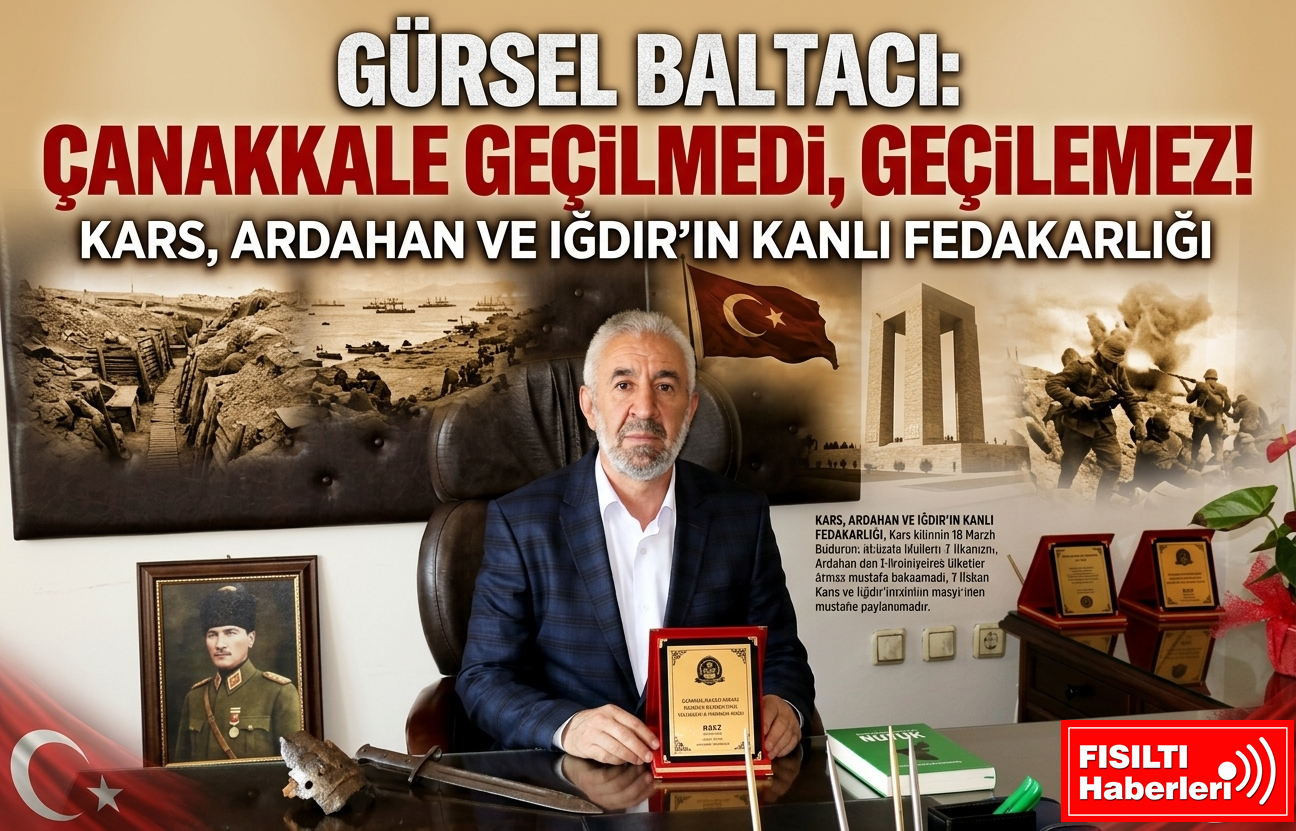 ÇANAKKALE GEÇİLMEDİ, GEÇİLEMEZ! BAŞKAN BALTACI’DAN 18 MART MESAJI