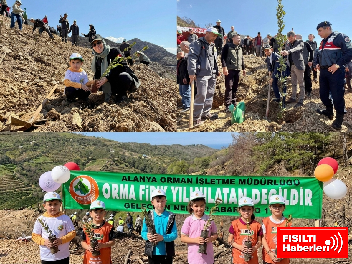 Alanya’da Geleceğe Nefes: Kızılkule’nin 800. Yılı Anısına 2400 Fidan Toprakla Buluştu!