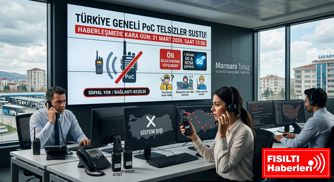 HABERLEŞMEDE KARA GÜN: TÜRKİYE GENELİNDE PoC TELSİZLER SUSTU!