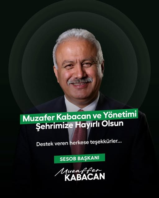 3 adayın yarıştığı SESOB seçimlerinde zafer Muzaffer Kabacan’ın oldu 