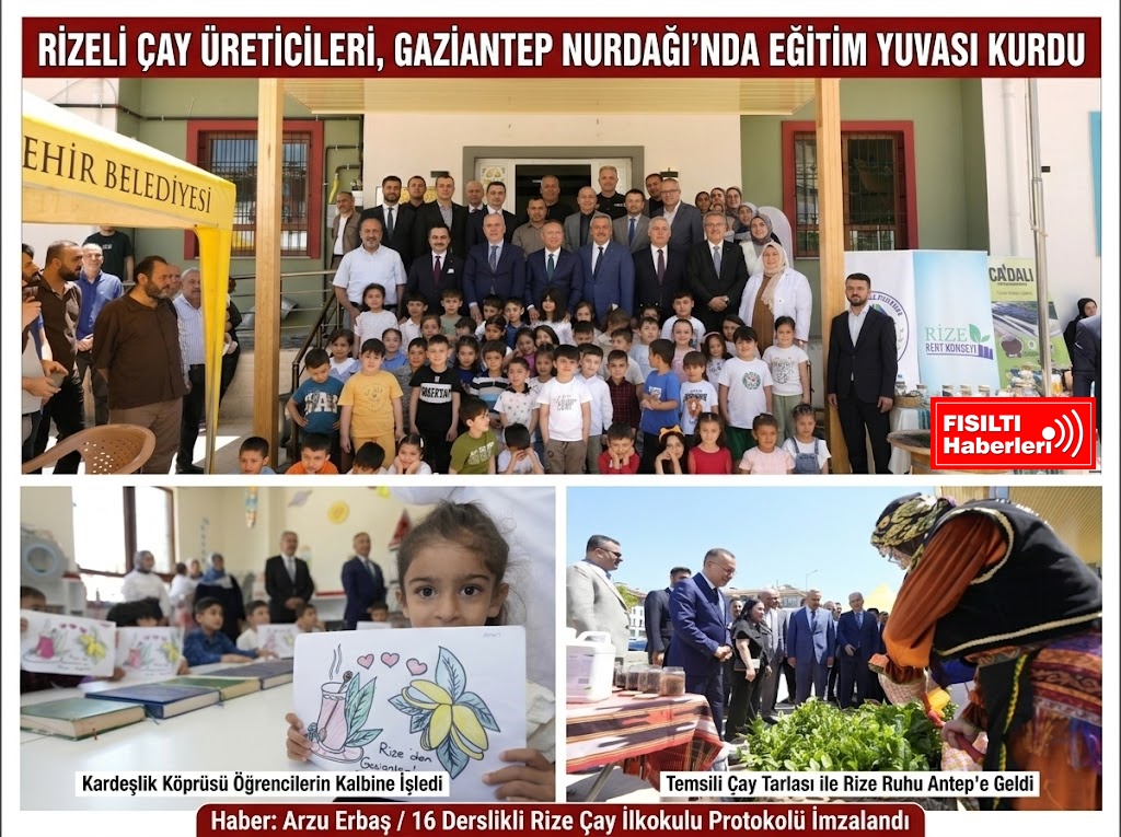ÇAYIN FİLİZLERİ ANTEP’TE GELECEK OLDU! RİZE’DEN GAZİANTEP’E ASRA BEDEL GÖNÜL KÖPRÜSÜ