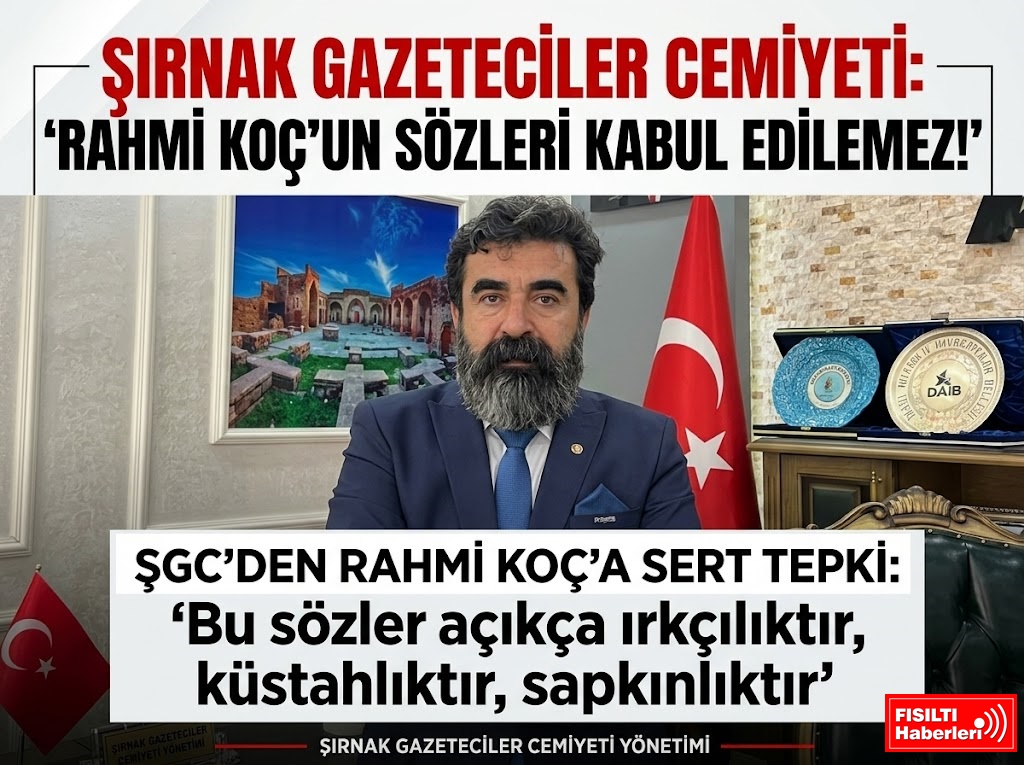 Şırnak Gazeteciler Cemiyeti’nden Sert Tepki: 