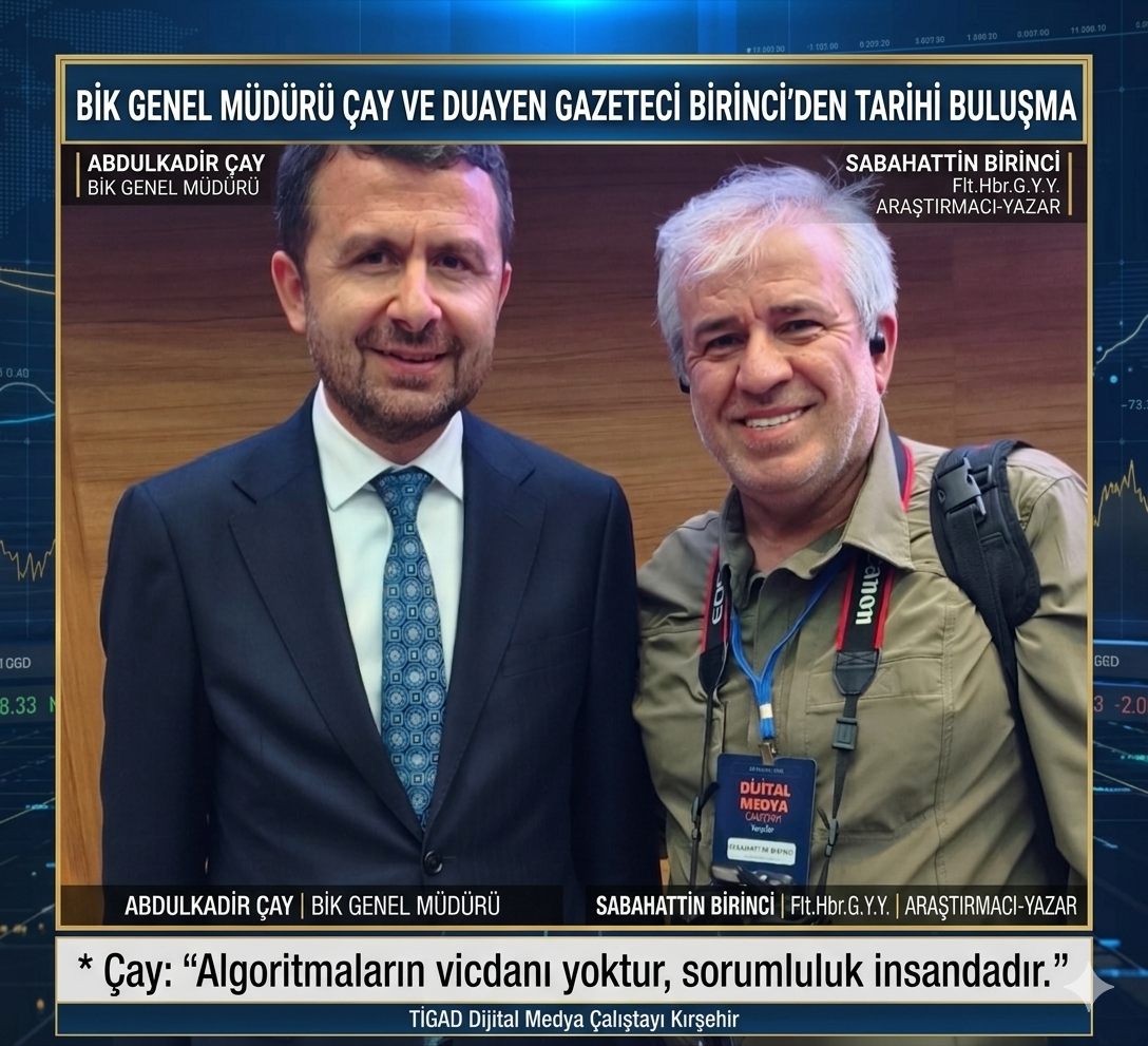 Dijital Dünyanın Kalbi Kırşehir’de Attı: BİK Genel Müdürü Abdulkadir Çay ve Duayen Gazeteci Sabahattin Birinci ile Bir Araya Geldi!