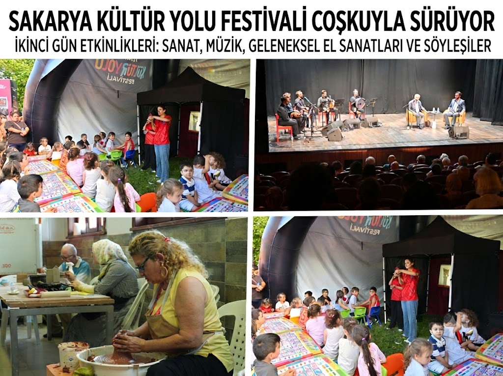 Sakarya Kültür Yolu Festivali’nde Sanat Rüzgârı: İkinci Gün Dolu Dolu Geçti