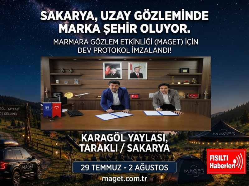 SAKARYA UZAYIN KALBİ OLACAK: MARMARA GÖZLEM ETKİNLİĞİ (MAGET) İÇİN GERİ SAYIM BAŞLADI!
