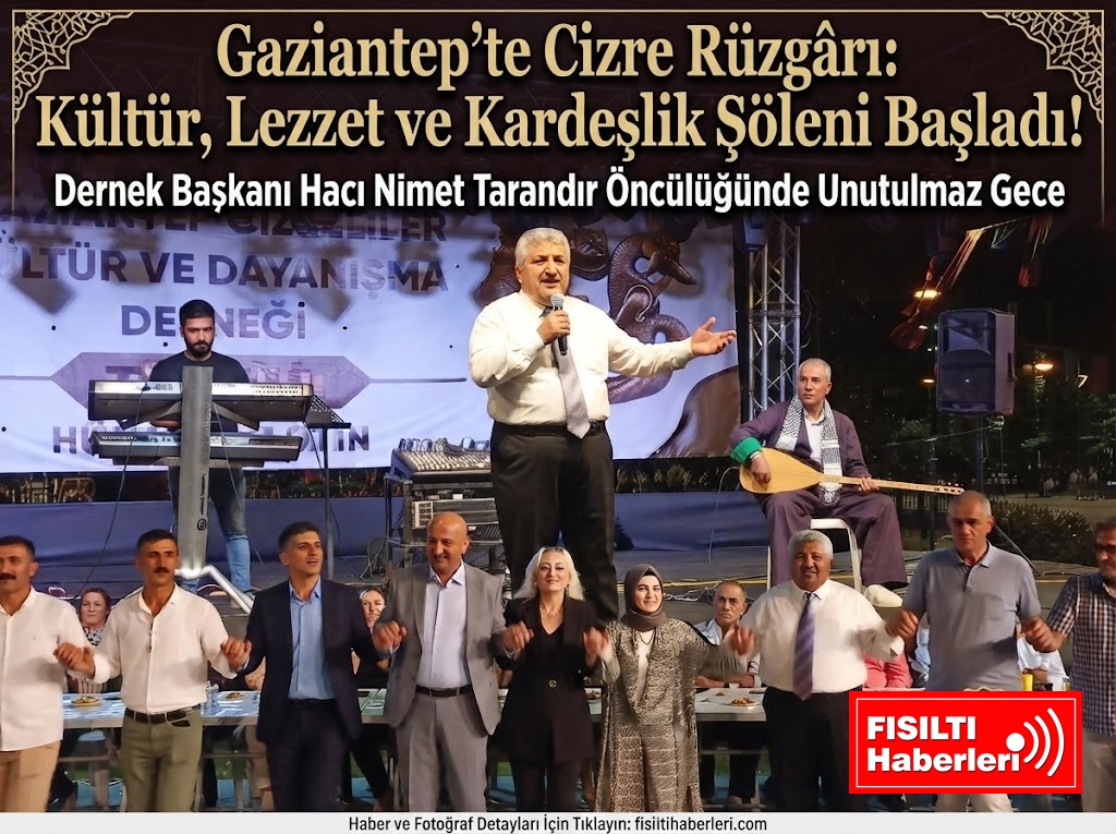Birlik, Beraberlik ve Vizyonun Adı: Başkan Hacı Nimet Tarandır Liderliğinde Gaziantep’te Cizre Rüzgârı Esti!