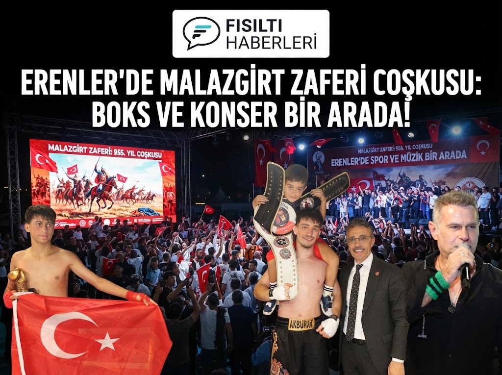 ERENLER'DE MALAZGİRT ZAFERİ COŞKUSU: SPOR VE MÜZİKLE 955. YIL KUTLAMASI