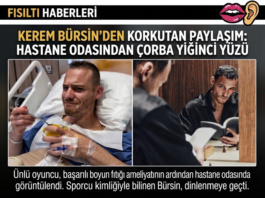 Kerem Bürsin’den Hastane Odasından Korkutan Paylaşım: Başarılı Oyuncu Boyun Fıtığı Ameliyatı Oldu