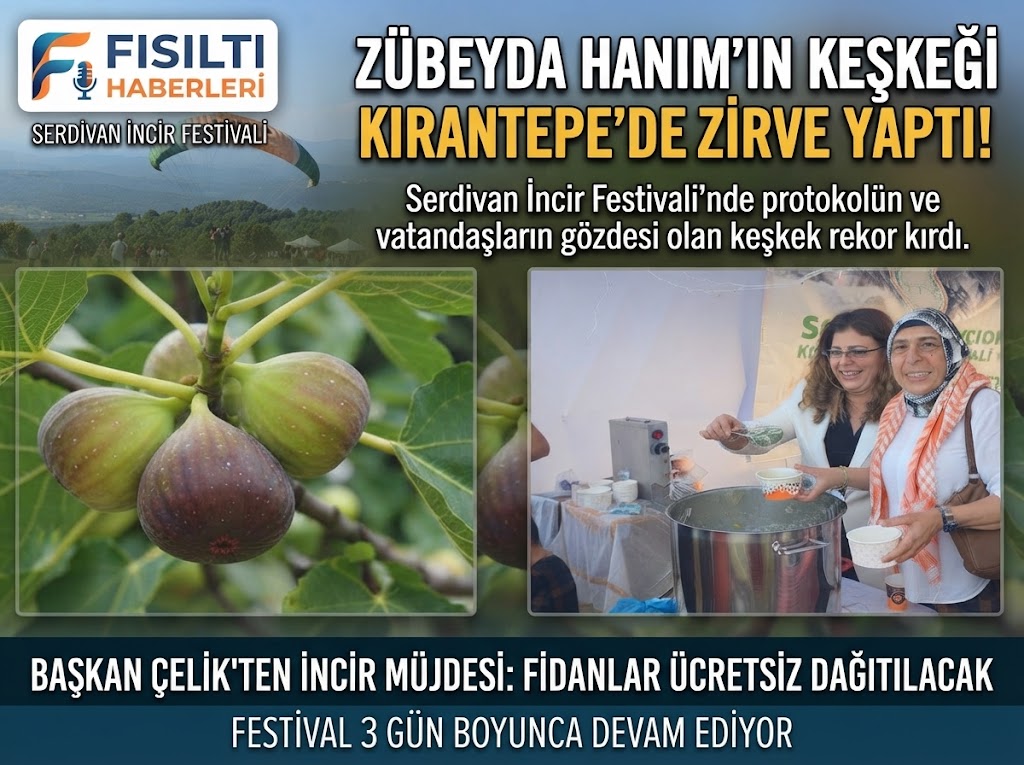 KIRANTEPE'DE İNCİR COŞKUSU ZİRVE YAPTI: ZÜBEYDE HANIM'IN MEŞHUR KEŞKEĞİ PROTOKOLDEN TAM NOT ALDI!
