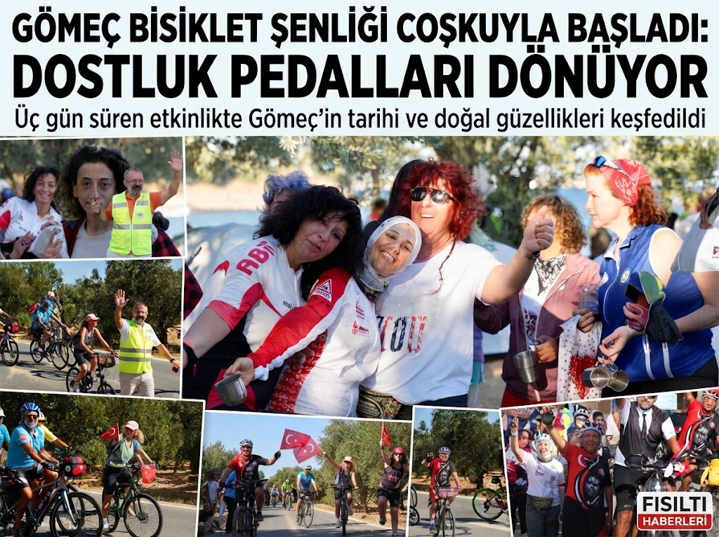 Balıkesir’in saklı cenneti, zeytin ağaçlarının gölgesindeki Ege incisi Gömeç, düşman işgalinden kurtuluşunun 104. yıl dönümünü muazzam etkinliklerle kutladı. 4-6 Eylül tarihleri arasında düzenlenen 1. Gömeç Bisiklet Şenliği