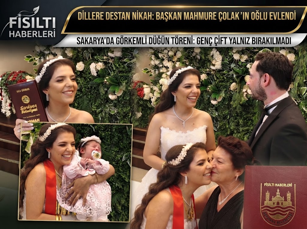 SAÇSED BAŞKANI MAHMURE ÇOLAK’IN GÖRKEMLİ MUTLULUĞU! EDANUR İLE KADİR ENES DÜNYAEVİNE GİRDİ!