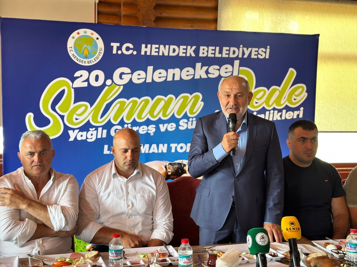 HENDEK İLÇESİ  BAYRAKTEPE’DE SELMAN DEDE ŞENLİKLERİNİN LANSMANI YAPILDI